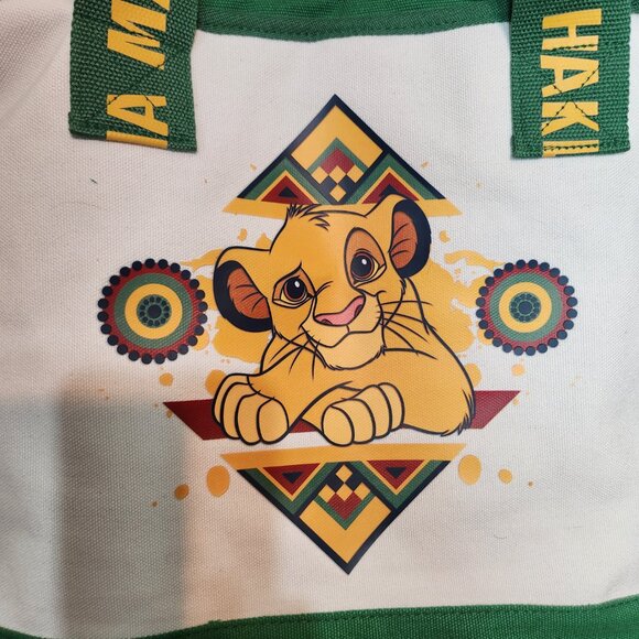 NWT New Disney Store The Lion King Tote Bag Simba Hakuna Matata - Picture 2 of 16